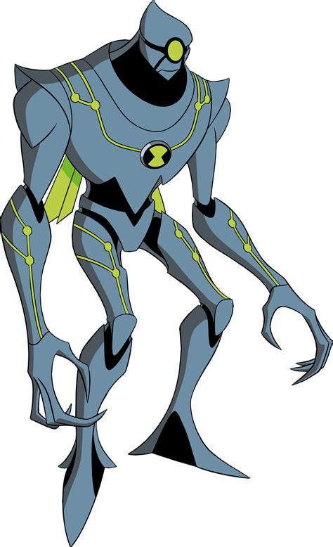This transformation sequence was featured in Showdown Part 1. . Nanomech ben 10
